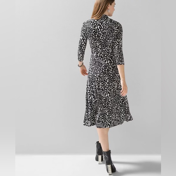 WHBM Matte Jersey Twist Front Dress - Picture 4 of 16